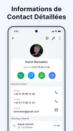 Contacts - Appel Téléphonique screenshot