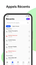 Contacts : Appli Téléphone screenshot