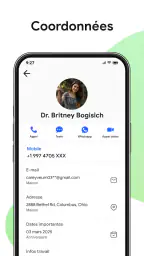 Contacts : Appli Téléphone screenshot