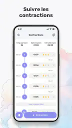 Contractions de grossesse screenshot