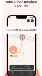 Controle parental, GPS tracker screenshot