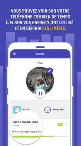 Contrôle parental Screen Time screenshot