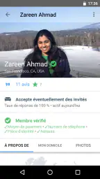 Couchsurfing Travel App screenshot