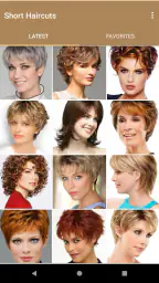 Coupe de cheveux courte femme screenshot