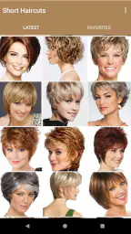 Coupe de cheveux courte femme screenshot