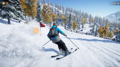 Course de skateboard descente screenshot