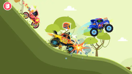 Course monster trucks enfants screenshot
