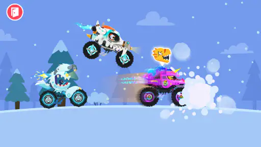 Course monster trucks enfants screenshot