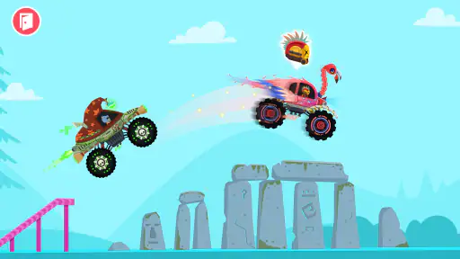 Course monster trucks enfants screenshot