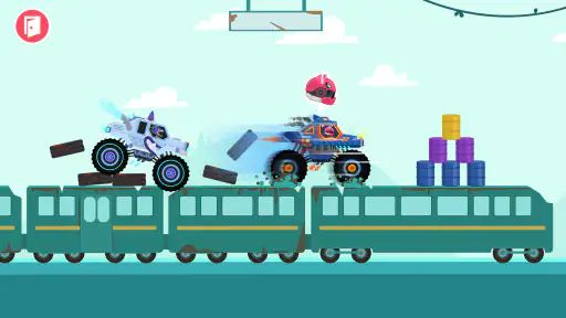 Course monster trucks enfants screenshot