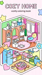 Cozy Home: Comfy Coloring Book screenshot