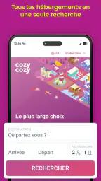 Cozycozy Tous les Hébergements screenshot