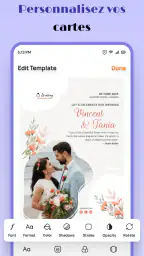 Créateur Carte Mariage screenshot