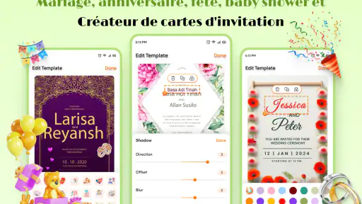 Créateur Carte Mariage screenshot