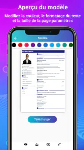 Créer CV, Lettre de motivation screenshot