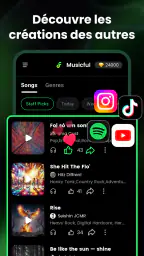 Créer Musique IA - Musicful screenshot