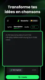 Créer Musique IA - Musicful screenshot