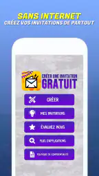 Créer une carte d'invitation screenshot