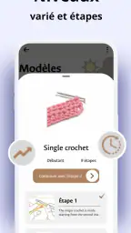 Crochet pas à pas en français screenshot