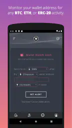 Cryptocurrency Alerting screenshot
