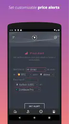 Cryptocurrency Alerting screenshot