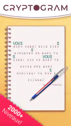 Cryptogram: Puzzle mots mêlés! screenshot