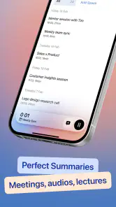 Cue - Smart AI Meeting Notes screenshot