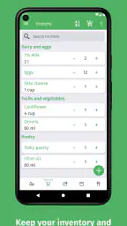 Cuisine: Inventaire & recettes screenshot