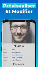 Curriculum Vitae - Créer un CV screenshot
