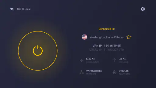 CyberGhost VPN : sécurité WiFI screenshot