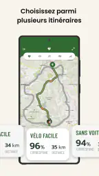 Cyclers: GPS vélo & Carte screenshot