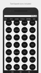 Dark Void Pro - Black Icons screenshot
