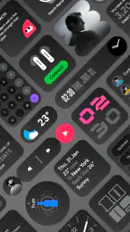 DarkGlass Widgets screenshot