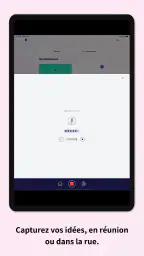 Dicte: Assistant IA réunions screenshot
