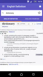 Dictionnaire Anglais-F WordRef screenshot