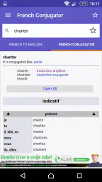 Dictionnaire Anglais-F WordRef screenshot