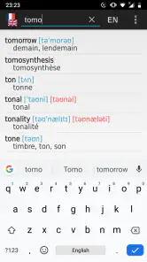 Dictionnaire Anglais-Français screenshot