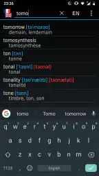 Dictionnaire Anglais-Français screenshot