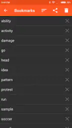 Dictionnaire Anglais - Offline screenshot
