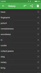 Dictionnaire Anglais - Offline screenshot