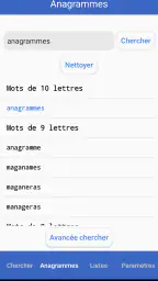 Dictionnaire de Scrabble screenshot