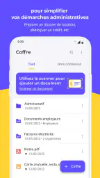 Digiposte coffre-fort sécurisé screenshot