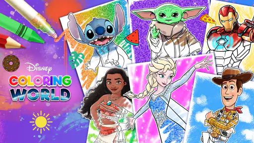 Disney Monde de Coloriage screenshot
