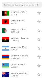 DollarWise Currency Converter screenshot