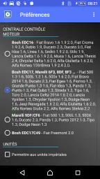 DPF Moniteur -Fiat, Alfa Romeo screenshot