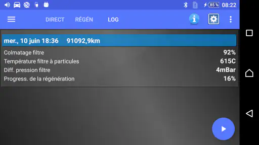 DPF Moniteur -Fiat, Alfa Romeo screenshot