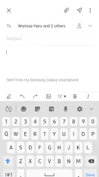 E-mail screenshot