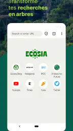 Ecosia : Navigateur Écologique screenshot