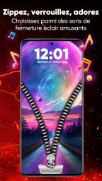 Écran Zipper & Fonds screenshot