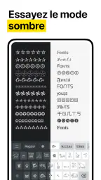 Ecriture Police Clavier Fonts screenshot